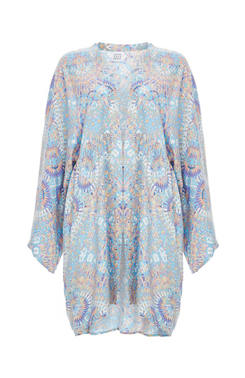 Somedays Lovin Mosaic Print Kimono Slide 1