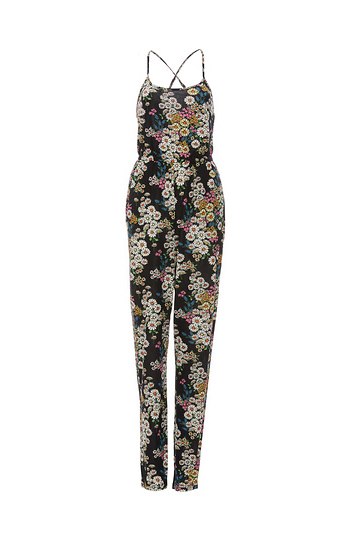 MinkPink Floral Print Woven Jumpsuit Slide 1