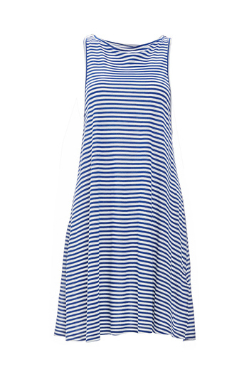 MinkPink Knit Stripe Swing Tank Dress Slide 1