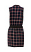 Greylin Plaid Faux Wrap Front Tristan Dress Thumb 2