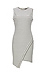 Sleeveless Elaina Asym Knit Ponte Dress Thumb 1