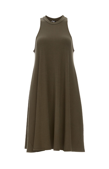 Diane Ribbed Knit Easy Dress Slide 1