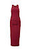 Michael Stars Racerback Ruched Knit Midi Dress Thumb 1