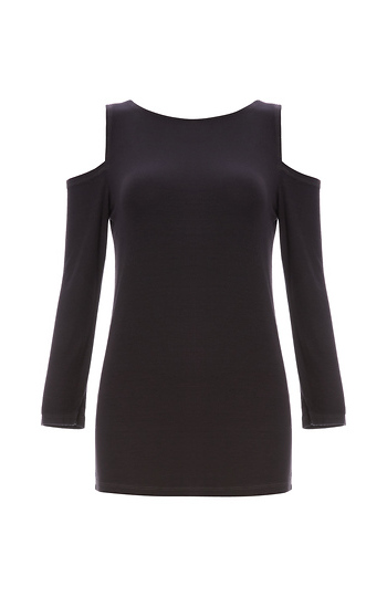 Michael Stars Cold Shoulder Knit Top Slide 1