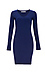 Susana Monaco V Neck Long Sleeve Knit Fitted Dress Thumb 1