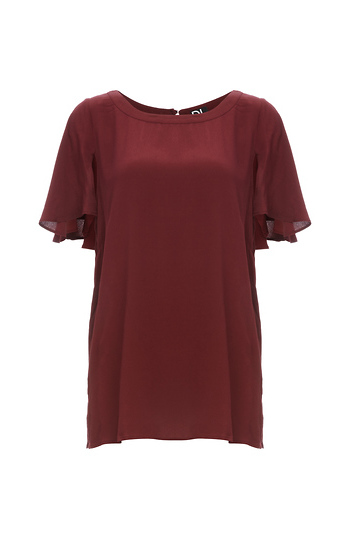 Sahara Short Sleeve Cape Blouse Slide 1