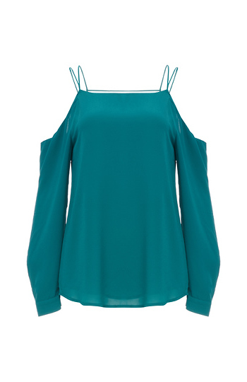 Nelly Cold Shoulder Strappy Top Slide 1