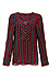 Sensibly Striped Long Sleeve Woven Blouse Thumb 1