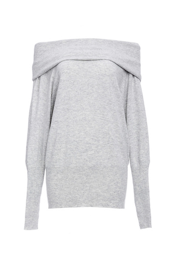 Levy Off Shoulder Sweater Slide 1