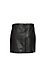 Raven Pleather Asymmetric Skirt Thumb 2