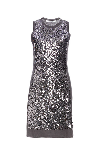 Susana Monaco Sequin Front Knit Dress Slide 1