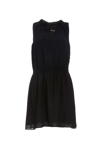 Susana Monaco Day Dream Ruche Neck and Waist Dress Slide 1