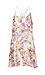 Lavender Brown Silk Gardenia Tiered Dress Thumb 1