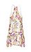 Lavender Brown Silk Gardenia Tiered Dress Thumb 2