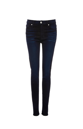 Hudson Barbara Midnight Sky Highwaist Super Skinny Jeans Slide 1