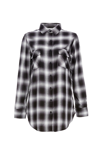 BB Dakota Arizona Plaid Blouse Slide 1