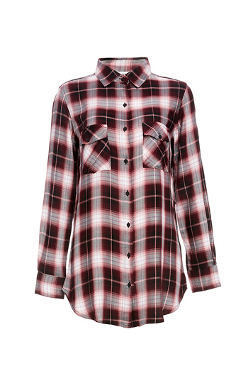 BB Dakota Arizona Plaid Blouse Slide 1