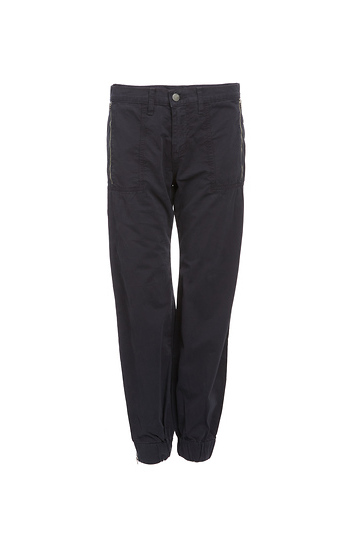 J Brand Twill Zip Ankle Jogger Pants Slide 1