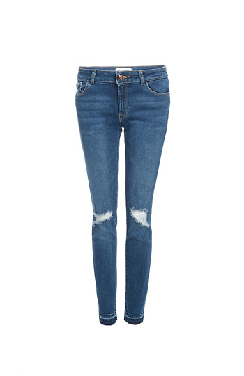 DL1961 Maragaux Distressed Instasculpt  Ankle Skinny Jeans Slide 1