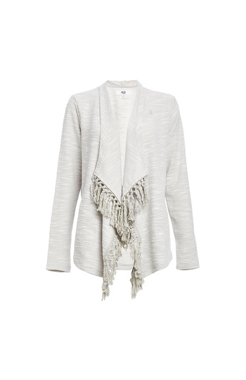 Jack by BB Dakota Alpine Fringe Cotton Cardigan Slide 1