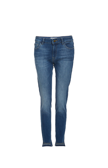 DL1961 Margaux Instasculpt Washed Step Hem Skinny Jeans Slide 1