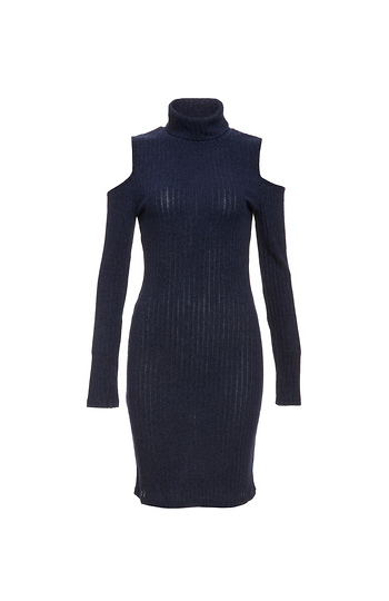 Made To Love Her Cold Shoulder Knit Dress Slide 1