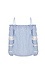 Elora Striped Off Shoulder Top w/ Trim Details Thumb 2