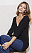 Zelda Cross Front Draped Knit Top Thumb 2