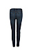 Just Black Rianna Midrise Distressed Cropped Skinny Jeans w/ Scissor Cut Hem Thumb 2