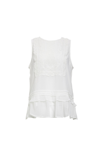 GREYLIN Mary Lace Bib Top Slide 1