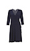 3/4 Sleeve Knit Wrap Dress Thumb 1