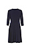 3/4 Sleeve Knit Wrap Dress Thumb 2