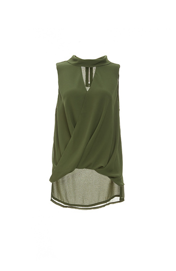 Nayah Surplice Drape Top Slide 1