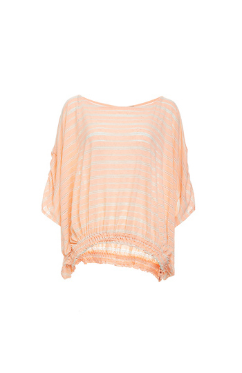 Free People Striped Azalea Crochet Knit Top Slide 1