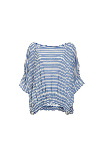 Free People Striped Azalea Crochet Knit Top Slide 1