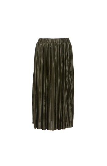 Eva Pleated Midi Skirt Slide 1