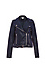 Faux Suede Moto Jacket Thumb 1