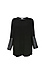 Long Sleeve Vegan Leather Sleeve Sweater Thumb 1