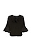 Dita Black Knit Ruffle Top Thumb 2