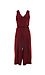 V-Neck Wide Leg Jumpsuit Thumb 1