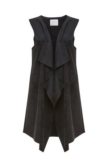 Velvet by Graham & Spencer Faux Suede Vest Slide 1
