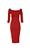 Bailey 44 3/4 Sleeve Fitted Dress Thumb 2