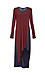 BCBG Color-Blocked Asymmetrical Dress Thumb 1