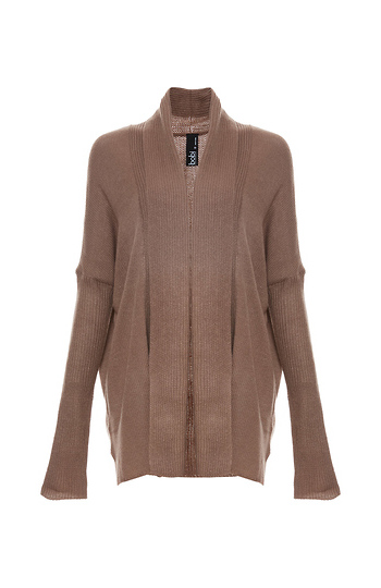 Bobi Open Front Knit Cardigan Slide 1