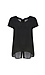 Jack by BB Dakota Center Back Slit Relaxed Top Thumb 1