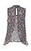 BB Dakota Choker Neckline Printed Tank Top Thumb 2