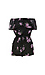 BB Dakota Dark Floral Off the Shoulder Romper Thumb 1