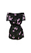 BB Dakota Dark Floral Off the Shoulder Romper Thumb 2