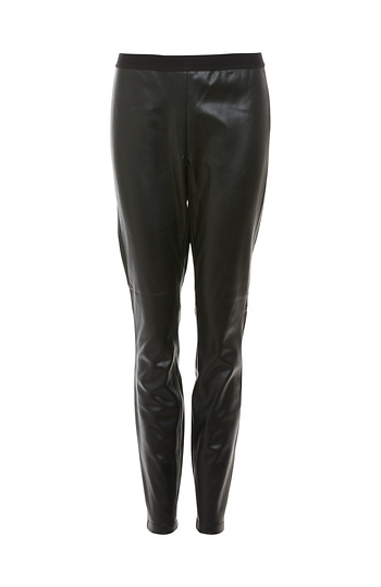 BB Dakota Sleek Faux Leather Leggings Slide 1