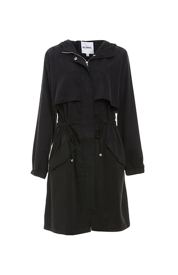 BB Dakota Hooded Trench Coat Slide 1